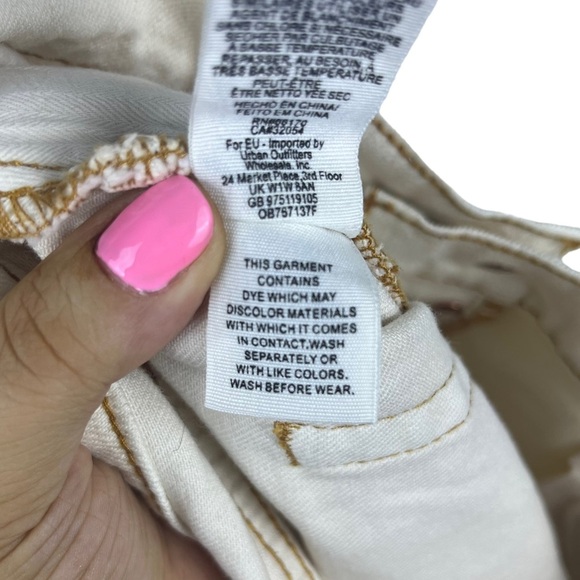 We the Free Rising Sun Psychedelic Boho Flower Power Graphic Cropped Jeans (27) - Picture 16 of 16